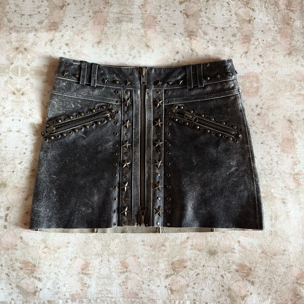 Pam & Gela Black Mini Skirt